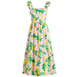 J Crew Factory Squareneck midi dress Sz 00 NWT BK520